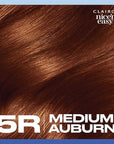 Clairol Nice'n Easy Permanent Hair Dye, 5R Medium Auburn Hair Color, Pack of 3