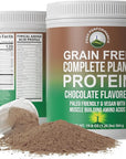 Organic Paleo Grain Free Plant Based Protein Powder. Complete Raw Organic Vegan Protein Powder. Amazing Amino Acid Profile and Less Than 1g of Sugar. Hemp Protein Pea Protein Powder Chocolate Flavored