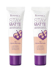 Rimmel, Stay Matte Foundation, Porcelain Ivory , 2 of 1)