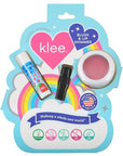 LunaStar Klee Blush and Lip Shimmer Makeup Kit. Gentle and Non-Toxic. Kid-Friendly. Made in USA. (Sweet Cherry Spark)