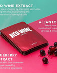 Lapcos red wine sheet mask,