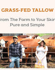 Beef Tallow for Skin - Tallow and Honey Balm For Face - Tallow Face Moisturizer - Beef Tallow Moisturizer - Tallow Balm - Grass Fed Beef Tallow For Skin - Tallow Face Cream Lotion
