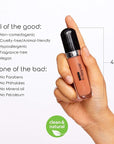 Frilliance Lip Duo Moisturizing Natural Lip Gloss Crystal Clear, Neutral Bliss, Cruelty Free Hypoallergenic All Skin Types