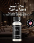 Style Diffuser Oil Opulent Resort-Style Aroma  | Essential Oils Blend and Premium Fragrance for Home, Ultrasonic & Waterless Diffusers |Citrus, Black Fig & Rose | 4.05 fl oz, 120 mL