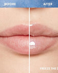 Covergirl Clean Fresh Yummy Plumper Lip Gloss, 780 Freeze The Day, Shiny, Vegan Formula, Easy to Apply, Minty Flavor, 0.33oz
