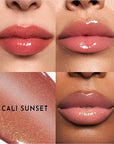 Women's Forget The Filler Lip Plumper Line Gloss, Cali Sunset, Pink, 0.11 Fl Oz (Pack of 1)