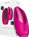 GESKE SmartAppGuided Sonic Thermo Facial Brush | 6 in 1 | Skin Cleansing | Cleansing Brush with Thermal Function | Electric Facial Massager