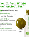 Stick Jelly Duo: Cutting & Collagen Jelly Set, Korean Supplement, Christmas Gifts Stocking Stuffers for Boosting Metabolism and Skin Hydration, Collagen, Centella Asiatica, Garcinia Cambogia Jel