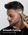 GLAKER Hair Clippers for Men Professional, Cordless Clippers for Hair Cutting, Mens Bear Trimmer, Electric Razor Barber Clippers Hair Trimmer, Gifts for Men (Gold)
