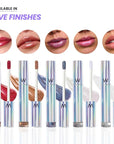 Wonderskin WONDER BLADING Top Gloss - Red Glitter Lip Gloss, Hydrating and High Shine Finish Lip Makeup (Red Glitter)