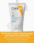 CeraVe Hydrating Sheer Sunscreen SPF 30 for Face and Body | Mineral & Chemical Sunscreen with Zinc Oxide, Hyaluronic Acid, Niacinamides and Ceramides| Paraben Free Fragrance Free | 3 Ounces