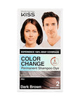 KISS Color Change Shampoo Dark Brown