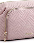 BAGSMART Travel Makeup Bag, Cosmetic Bag Make Up Organizer Case,Large Wide-open Pouch for Women Purse for Toiletries Accessories Brushes