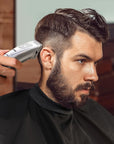 GLAKER Hair Clippers for Men,Professional Mens Hair Clippers Cordless Clippers for Hair Cutting, Hair Clippers and Precision Trimmer Kit Zero Gap Trimmer with LED Display 15 Guide Combs