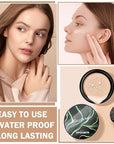 AWCCXMYM CC Cream Cushion Foundation Full Coverage Foundation (Warm Porcelain)