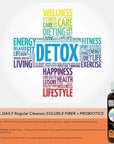 Clinical Daily Regular Cleanse. Natural Colon Cleanser & Detox for Energy and Constipation Relief. 90 Herbal Dietary Fiber Pills - Psyllium Husk Powder Capsules with Glucomannan, Aloe, PROBIOTICS