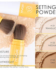 KYDA 2 Pcs Mineral Sunscreen Setting Powder, SPF Ownest Beauty