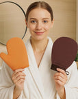 2 Pack Self Tanner Applicator Mitt Kit, With Exfoliating Gloves, Thick Waterproof Inner Layer Durable, Washable Reusable,Tanning Mitt, Tanning Mitts Self Tanner, Self Tan Glove Applicator