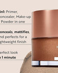 M. Asam Magic Finish Porcelain Teint Make-Up Mousse (1.01 Fl Oz) – 4in1 Primer, Foundation, Concealer & Powder With Buildable Coverage, Adapts To Fair Skin Tones, Leaves Skin Looking Flawless