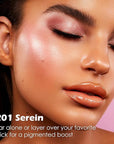 FOCALLURE Glitter Lip Gloss,High Shine Shimmer Lipstick,Long Lasting Plumping Lipgloss,Hydrating,Moisturizing,Non-Sticky and Lightweight Formula for Lip Color,Serein