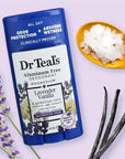 Dr Teal's Aluminum Free Deodorant, Lavender Vanilla with Essential Oils, 2.65 oz (Pack of 3)