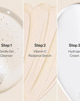 Honest Beauty The Icons Skincare Trio Travel Kit | Mini Hydrogel Cream, Gentle Gel Cleanser, Vitamin C Radiance Serum | Gentle for Sensitive Skin + Vegan