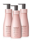 Method Premium Foaming Hand Wash, Vanilla + Raspberry, Reusable Pink Aluminum Bottle, Biodegradable Formula, 10 fl oz (Pack of 3)