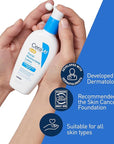 CeraVe AM Facial Moisturizing Lotion with SPF 30, Oil-Free Face Moisturizer with SPF, Formulated with Hyaluronic Acid, Niacinamide & Ceramides, Non-Comedogenic, Broad Spectrum Sunscreen, 3 Ounce
