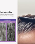 Just For Men Touch of Gray, Mens Hair Color Kit with Comb Applicator for Easy Application, Great for a Salt and Pepper Look - Dark Brown, T-45, Pack of 3