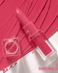 COVERGIRL Clean Lip Color, Darling Kiss, Satin Finish, Squalane, Avocado & Aloe, Carmine-Free, Non-Drying, 0.12oz