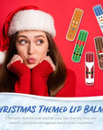 100 Pcs Christmas Lip Balm Lip