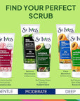 St. Ives Blackhead Clearing Face Scrub, Clears Blackheads & Unclogs Pores, Green Tea & Bamboo, Salicylic Acid Acne Treatment Facial Scrub, Moderate Exfoliator with Natural Exfoliants 6 oz, 6 Pack