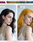 Gold Temporary Hair Color Spray - Gentle Formula, Washable & Non-Sticky | Instant Golden Hair Dye Alternative for Adults | Halloween, Costume, Party Makeup, 150ml