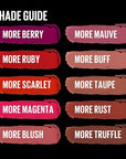 Maybelline Color Sensational Ultimatte Matte Lipstick, Non-Drying, Intense Color Pigment, More Ruby, Ruby Red, 1 Count