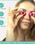 Super Sunnies Slim Flex UV Eye Protection, FDA Compliant Individual Tanning Goggles Eyeshields