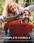Vitamin B Complex Liquid - Energy Vitamins for Women & Men - B2 Riboflavin, B3 Niacin, B6, Biotin, B9 Folic Acid, B12 Supplements - Vegan B Complex for Hair Skin Nails, Vit B Sublingual Drops, 2oz