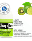 Chap-Ice® | Premium and Traditional Lip Balm for Chapped, Dry, or Windburned Lips | Pocket Size Display with Assorted Flavors - Cherry, Citrus Orange, Kiwi Lime - 50 Mini Sticks (0.10oz/3g)