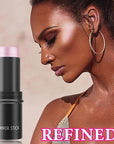 Cream Contour Stick,Shimmer Stick Long Lasting Non-greasy Cream Women(01#)
