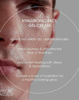 Advanced Clinicals Hyaluronic Acid Moisturizer Gel Face Cream W/Vitamin E + B5 | Hydrating & Brightening Vitamin C Face Lotion Hydrates Dry Skin & Improve Look Of Wrinkles & Fine Lines, 2 Fl Oz