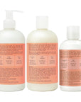 SheaMoisture Moisturize and Define Shampoo, Conditioner and Styling Milk for Curly Hair Care Coconut and Hibiscus with Shea Butter and Coconut Oil