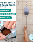 PE Premium Enema Organic Coffee for Enemas (1LB) Light Roast, Medium Ground. Ideal for Liver Cleansing, Colon Cleansing, Gerson Coffee Enemas (3 Pack)