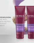 Nexxus Blonde Assure Purple Shampoo & Conditioner Color Assure 2 Pack Blonde, Bleached & Silver Hair Color Shampoo & Conditioner with Keratin Protein & Violet Pigment 8.5 fl oz