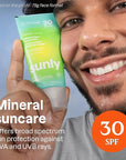 ATTITUDE Mineral Sunscreen with Zinc Oxide, SPF 30, EWG Verified, Broad Spectrum UVA/UVB Protection, Dermatologically Tested, Vegan, Unscented, 5.2 Ounces
