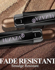 3Pcs Eyeshadow Stick Set, Matte And Shimmer Creamy Brown Gold Nude Shadow Pencil, Waterproof Long Lasting Smoky Eye Makeup