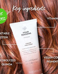 Four Reasons Color Mask - Mahogany 27 Colors) Toning Treatment, Color Depositing Conditioner, Tone & Enhance Color-Treated Hair - Semi Permanent Hair Dye, Vegan and Cruelty-Free, 6.76 fl oz