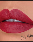 NYX PROFESSIONAL MAKEUP Lip Lingerie XXL Matte Liquid Lipstick - It's Hotter (Warm Mahogany Red)