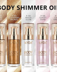 Body Shimmer Oil,Liquid Glow Illuminator Body Luminizer Glow Fl Oz#106