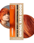 Good Dye Young Semi Permanent Hair Dye, Copper Orange, Nontoxic, Conditioning, UV Protective, Lasts 15-24+ Washes, PPD Free, Cruelty-Free & Vegan, Toxicity - Copper