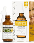 Advanced Clinicals Retinol Serum For Face | Visible Anti Aging Retinol Serum Skin Care Face Moisturizer With Vitamin E Helps Improve Look Of Wrinkles, Fine Lines, & Uneven Skin Tone, 1.75 Fl Oz