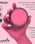 Mehron Makeup Paradise Makeup AQ Pro Size | Stage & Screen Performance, Face & Body Painting, Beauty, Cosplay, and Halloween | Water Activated Face Paint, Body Paint 1.4 oz (40 g) - Light Pink